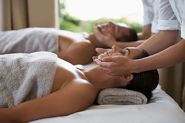 massage oil bottle